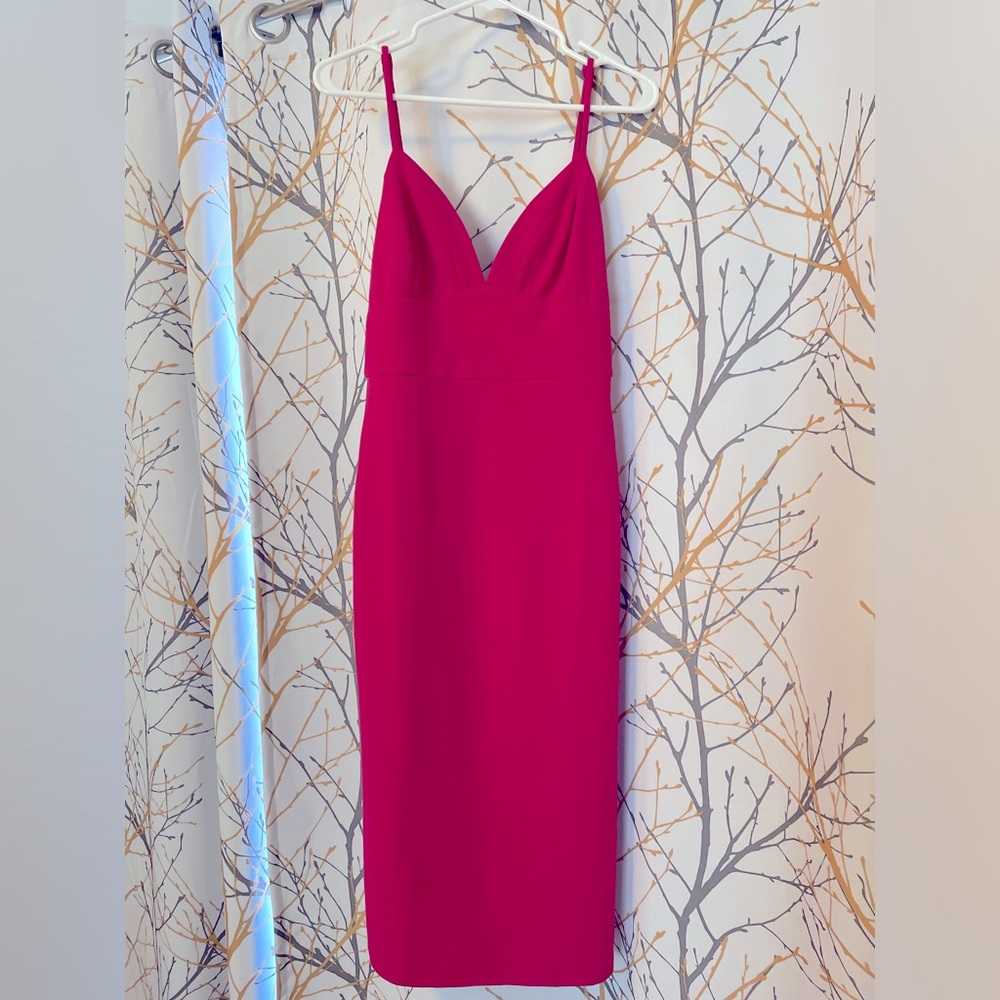 Hot pink dress from Lulus